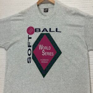 Softball World Series Kalamazoo T-Shirt Best Fruit of‎ the Loom Size XXL